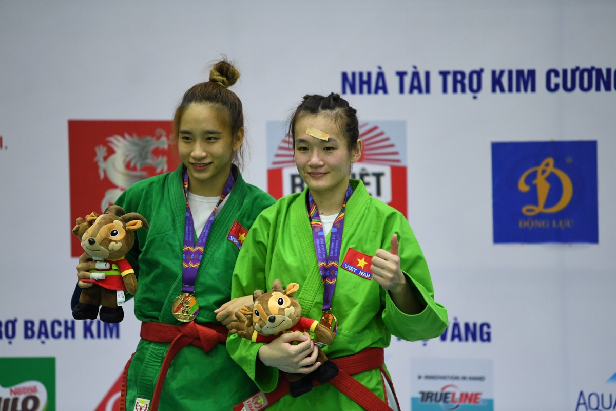 Nguyễn Thị Hồng Mơ mang về tấm HCV thứ tư cho kurash Việt Nam