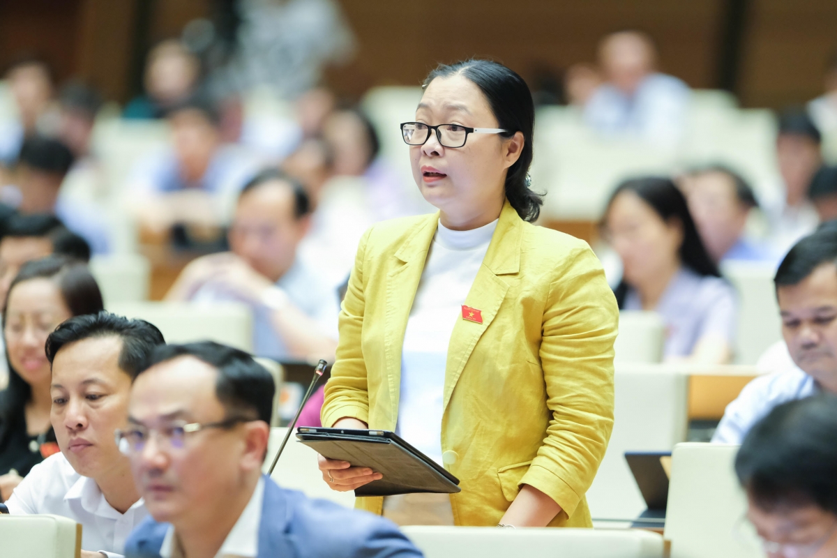Đại biểu Nguyễn Thị Quyên Thanh ( Vĩnh Long) Ảnh: quochoi,vn