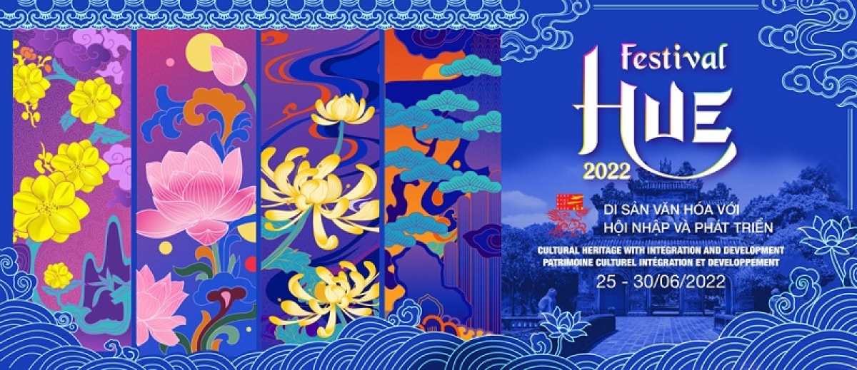Poster chính thức của Festival Huế 2022