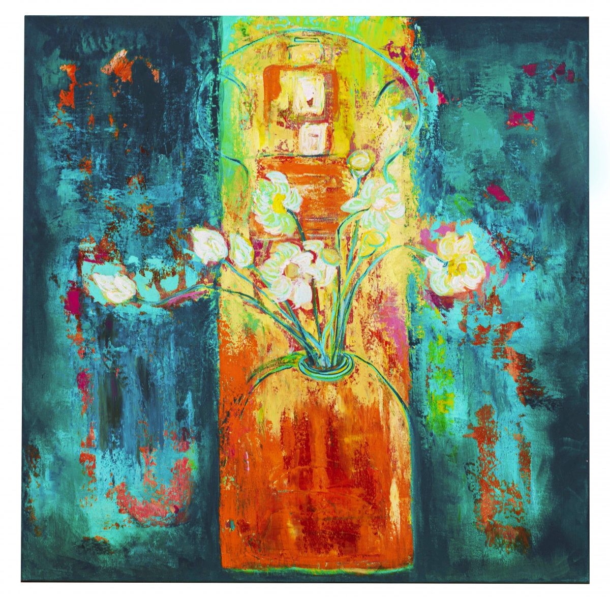Sen bốn mùa 13, chất liệu Acrylic