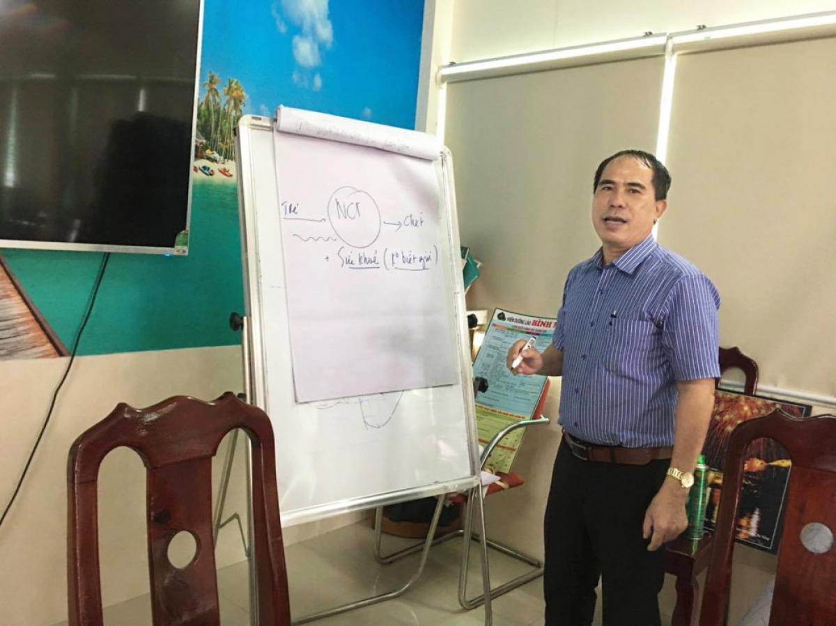 Ông Bùi Anh Trung - giám đốc Viện dưỡng lão Bình Mỹ (TPHCM)