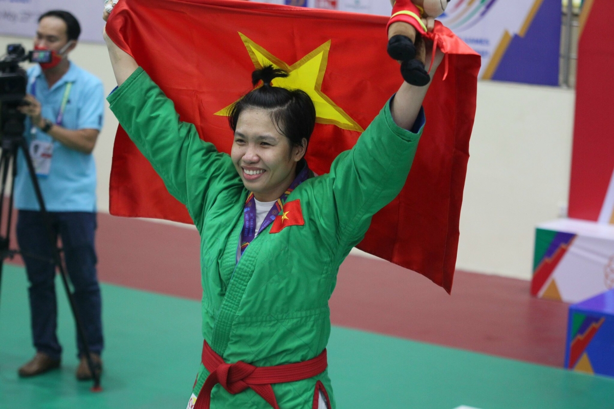 Nguyễn Thị Thanh Trâm mang về tấm HCV thứ 7 cho kurash Việt Nam