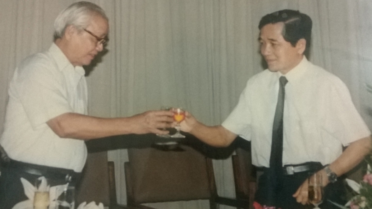 Thủ tướng Võ Văn Kiệt và Nguyên bộ trưởng Bộ Năng lượng Vũ Ngọc Hải