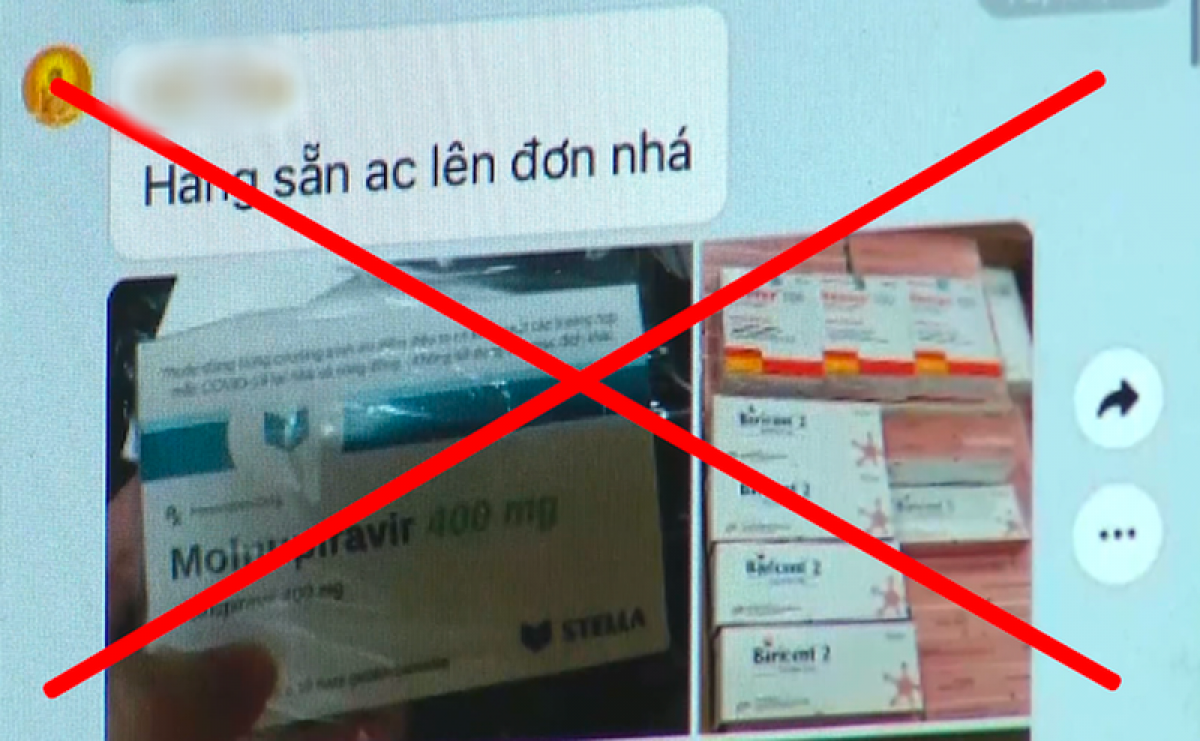 Không nên tự mua thuốc điều trị Covid-19 bán trôi nổi ngoài thị trường tránh tiền mất tật mang