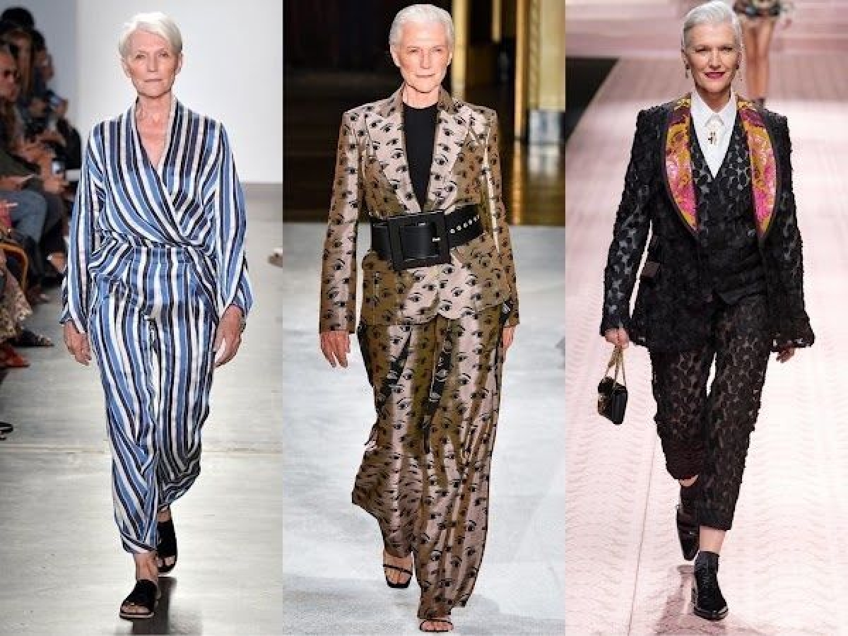 Bà Maye Musk "nhẵn" mặt trên sàn diễn thời trang
