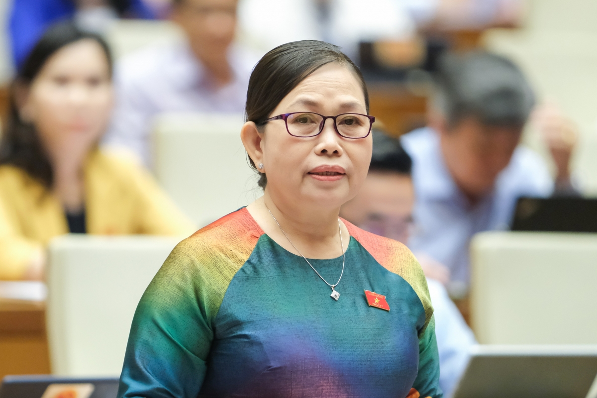 Đại biểu Nguyễn Thị Yến ( đoàn Bà Rịa- Vũng Tàu) tại Kỳ họp thứ 3, Quốc hội khóa XV
Ảnh: quochoi.vn