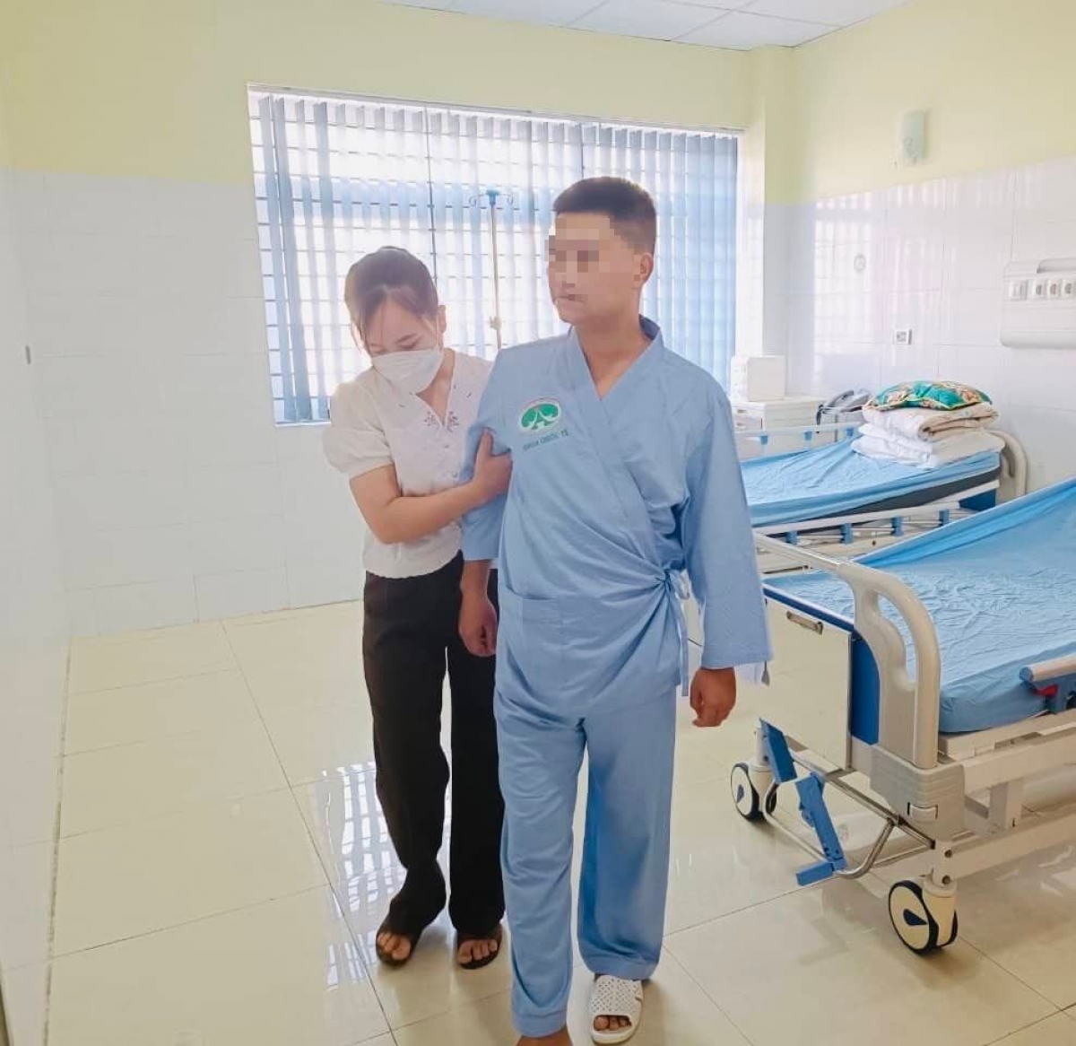Hiện bệnh nhân đã hồi phục hoàn toàn chờ ngày ra viện