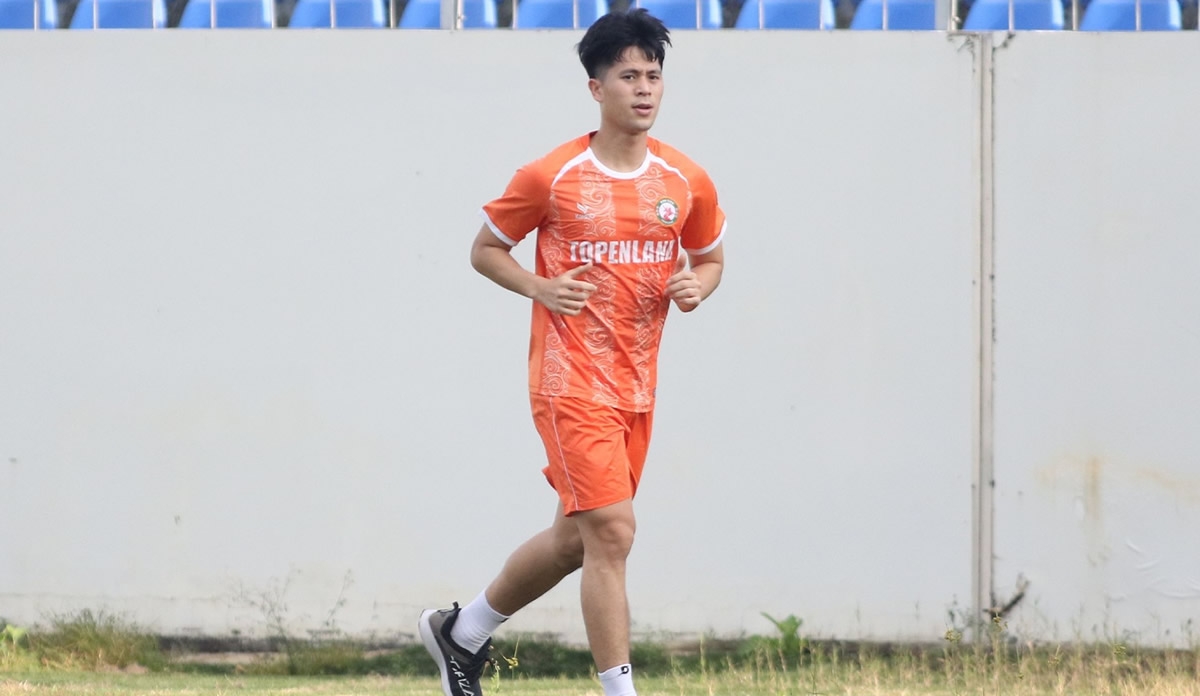 Đình Trọng trong màu áo Topnlen Bình Định