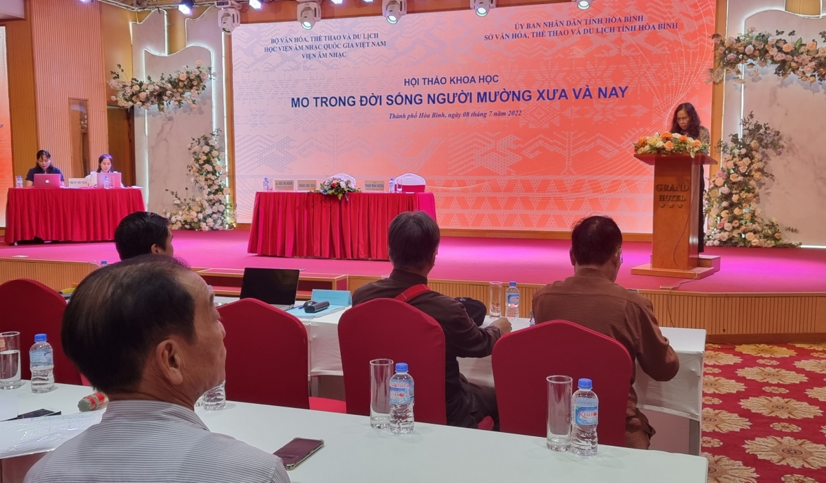 Hội thảo khoa học "Mo trong đời sống người Mường xưa và nay"
vừa được tổ chức tại tỉnh Hòa Bình