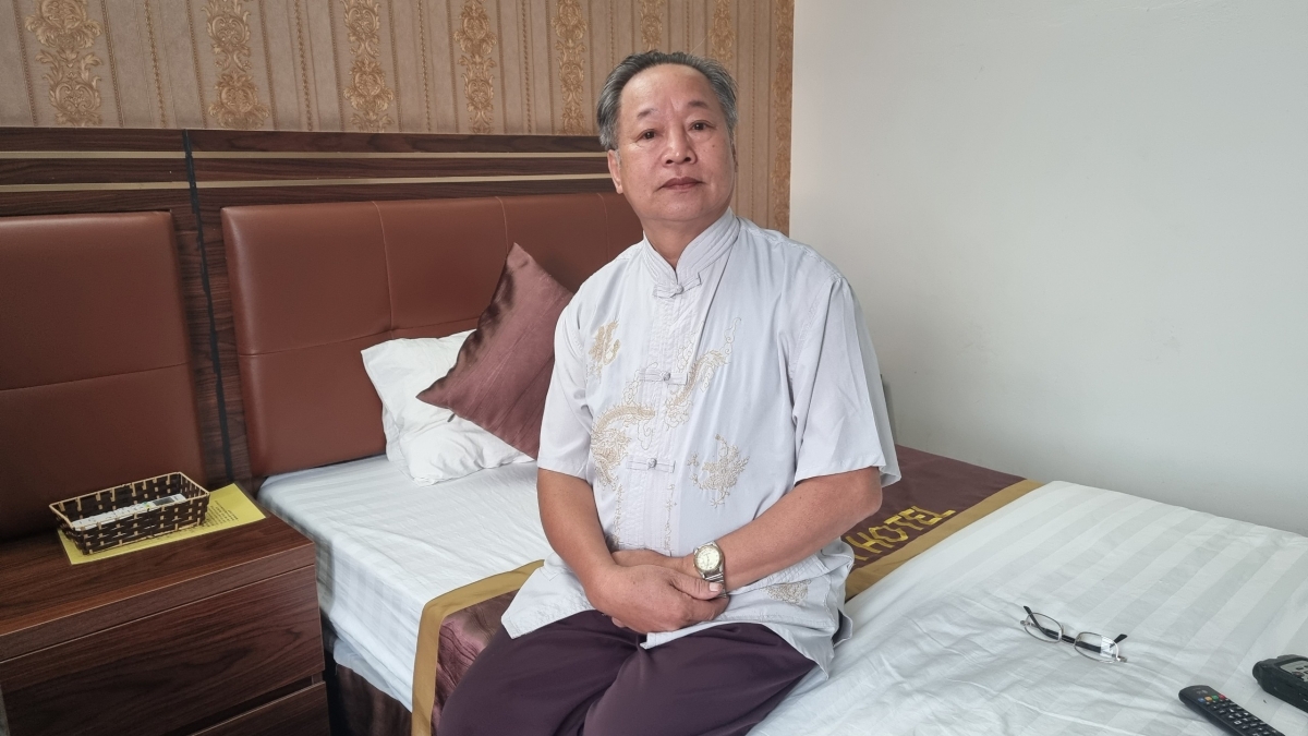 Nghệ nhân Mo Nguyễn Đình Thưởng, xã Ngọc Đồng, huyện Yên Lập, tỉnh Phú Thọ