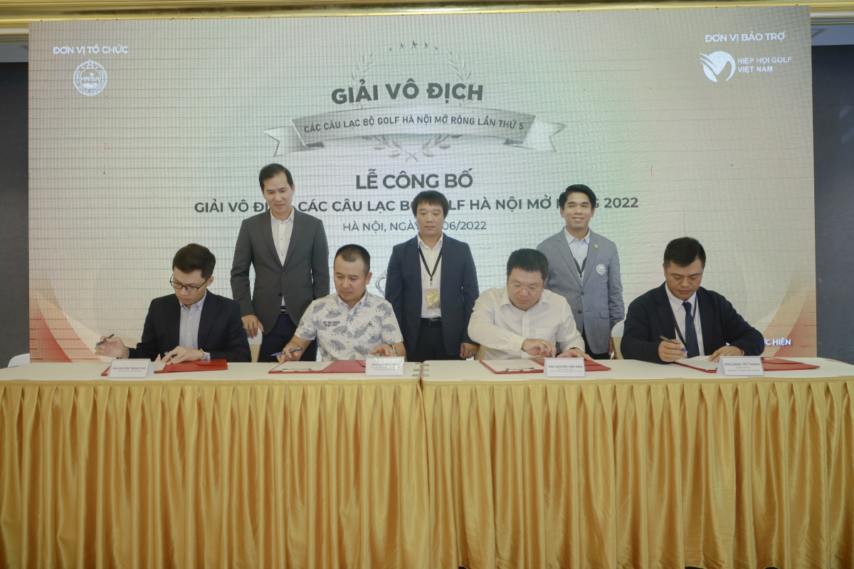 Lễ công bố Giải vô địch các CLB golf Hà Nội mở rộng 2022