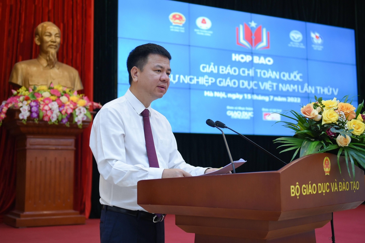 Nhà báo Triệu Ngọc Lâm, Tổng Biên tập Báo Giáo dục và Thời đại, thành viên Ban chỉ đạo, Phó trưởng ban thường trực Ban tổ chức