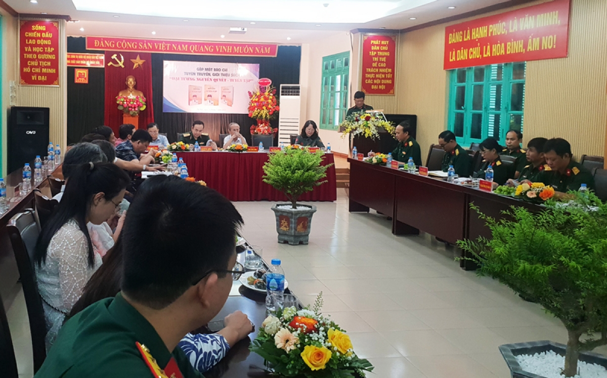 Toàn cảnh lễ ra mắt sách “Đại tướng Nguyễn Quyết - Tuyển tập”