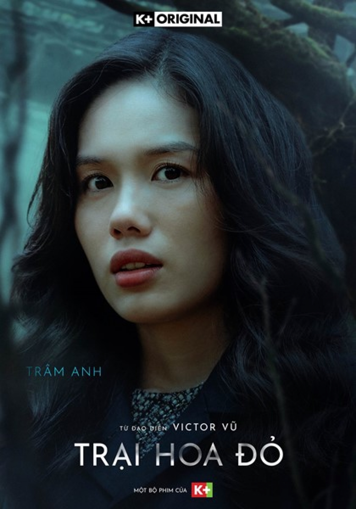 Nữ diễn viên Trâm Anh (vai Vỹ) trong Trại hoa đỏ