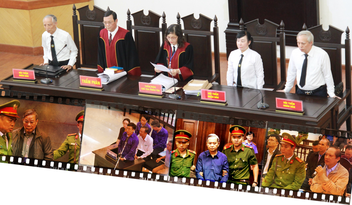 Nhiều cán bộ cấp cao diện Trung ương quản lý, trong đó không ít người bị xử lý hình sự vì các sai phạm trong thời gian qua
