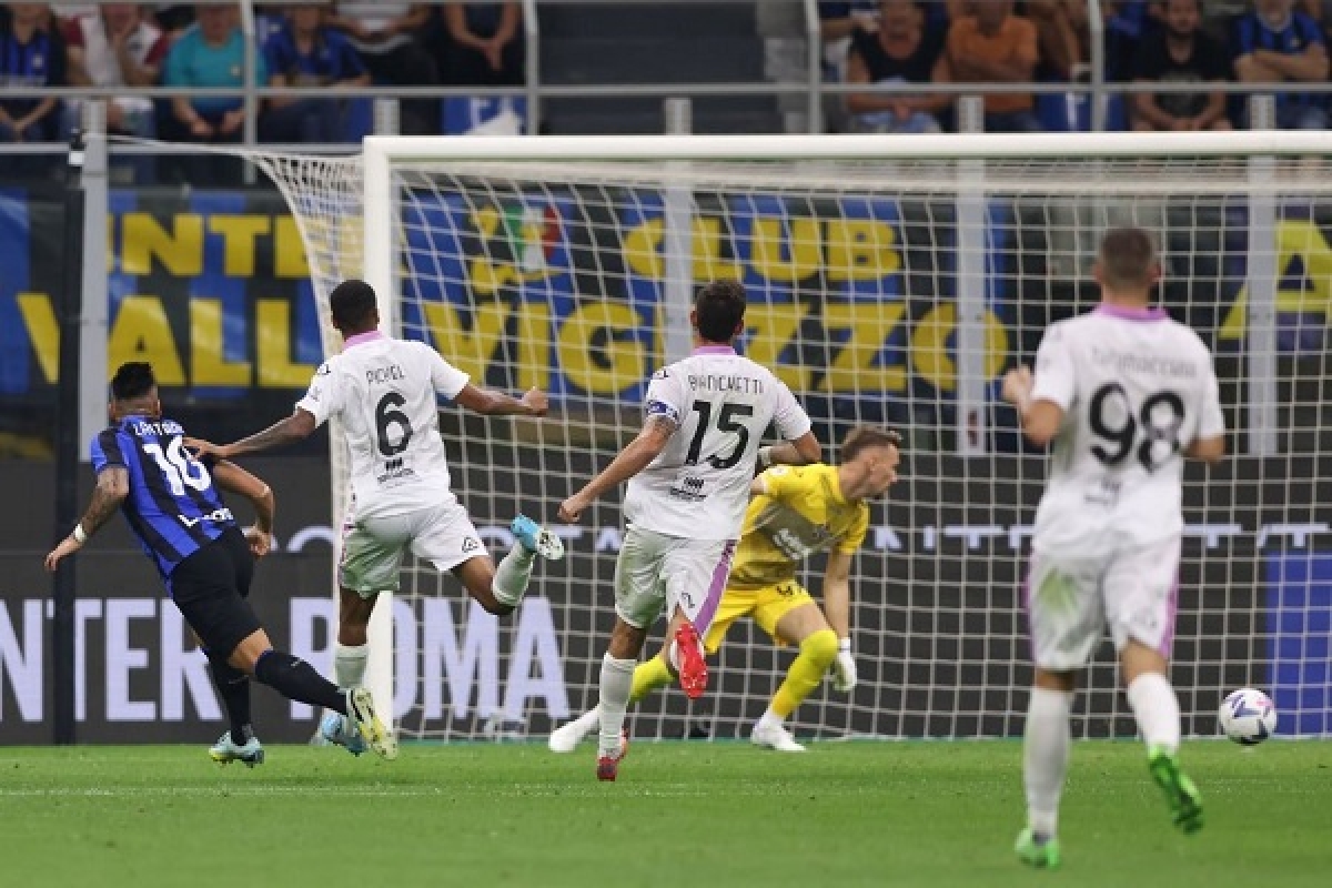 Lautaro Martinez đột phá và ghi bàn (Ảnh: Internet)