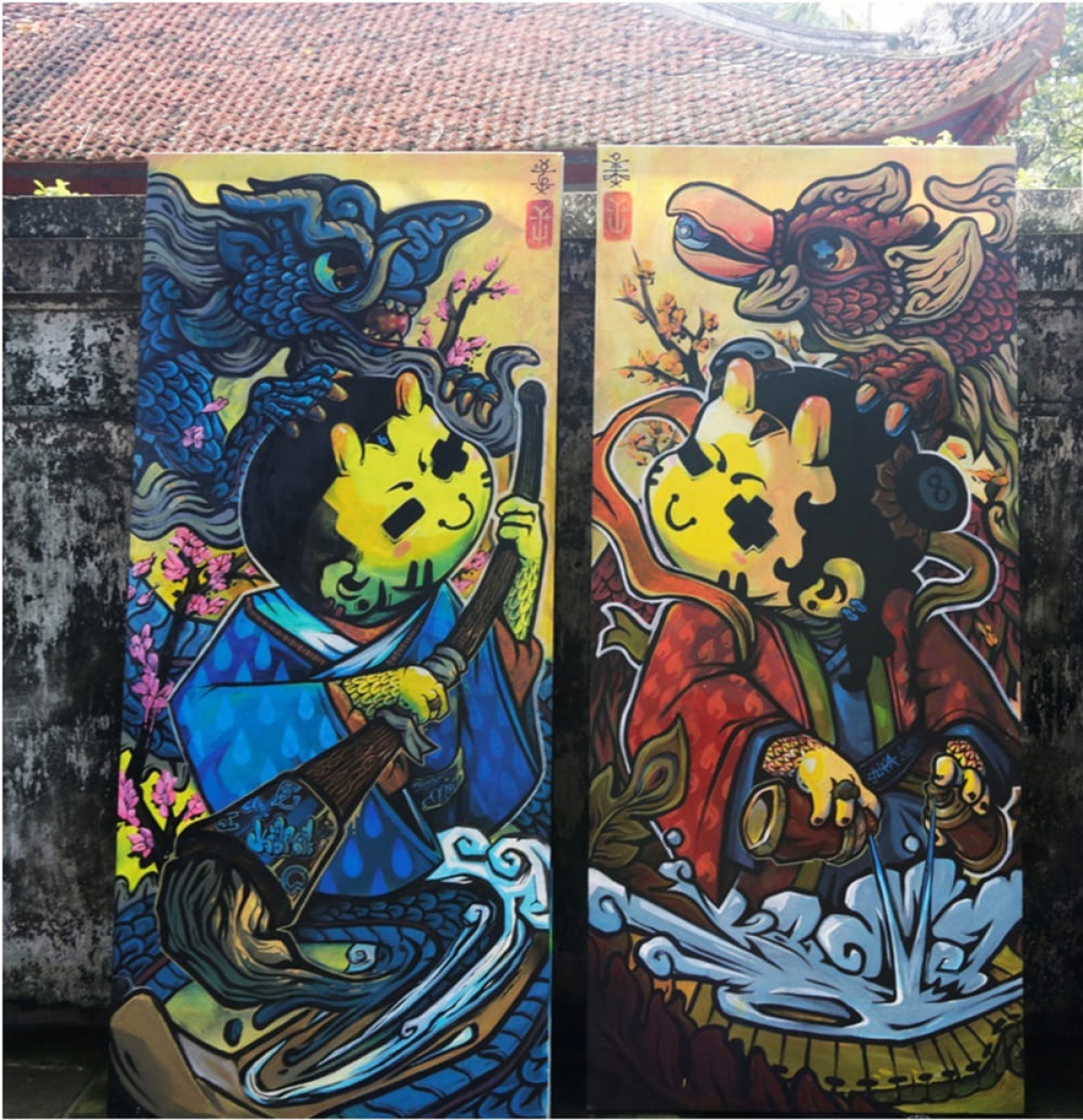 Tác phẩm Graffiti của Trang Nhơn Khoa (Zkhoa)