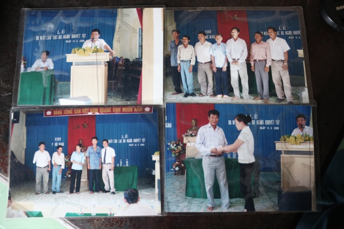 Thương binh Trần Ngọc Hòa gắn bó với những người khuyết tật phường Bắc Nghĩa đã gần 15 năm, giúp đỡ nhiều mảnh đời bất hạnh.