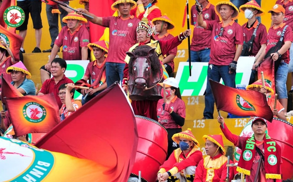 Đội bóng đất võ đang có bước tiến thần tốc ở V.League 2022 (Ảnh: TopenLand Bình Định FC)