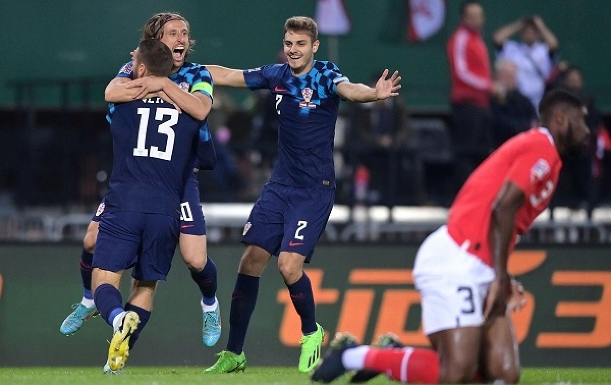 Croatia lần đầu tiên giành vé dự VCK Nations League.