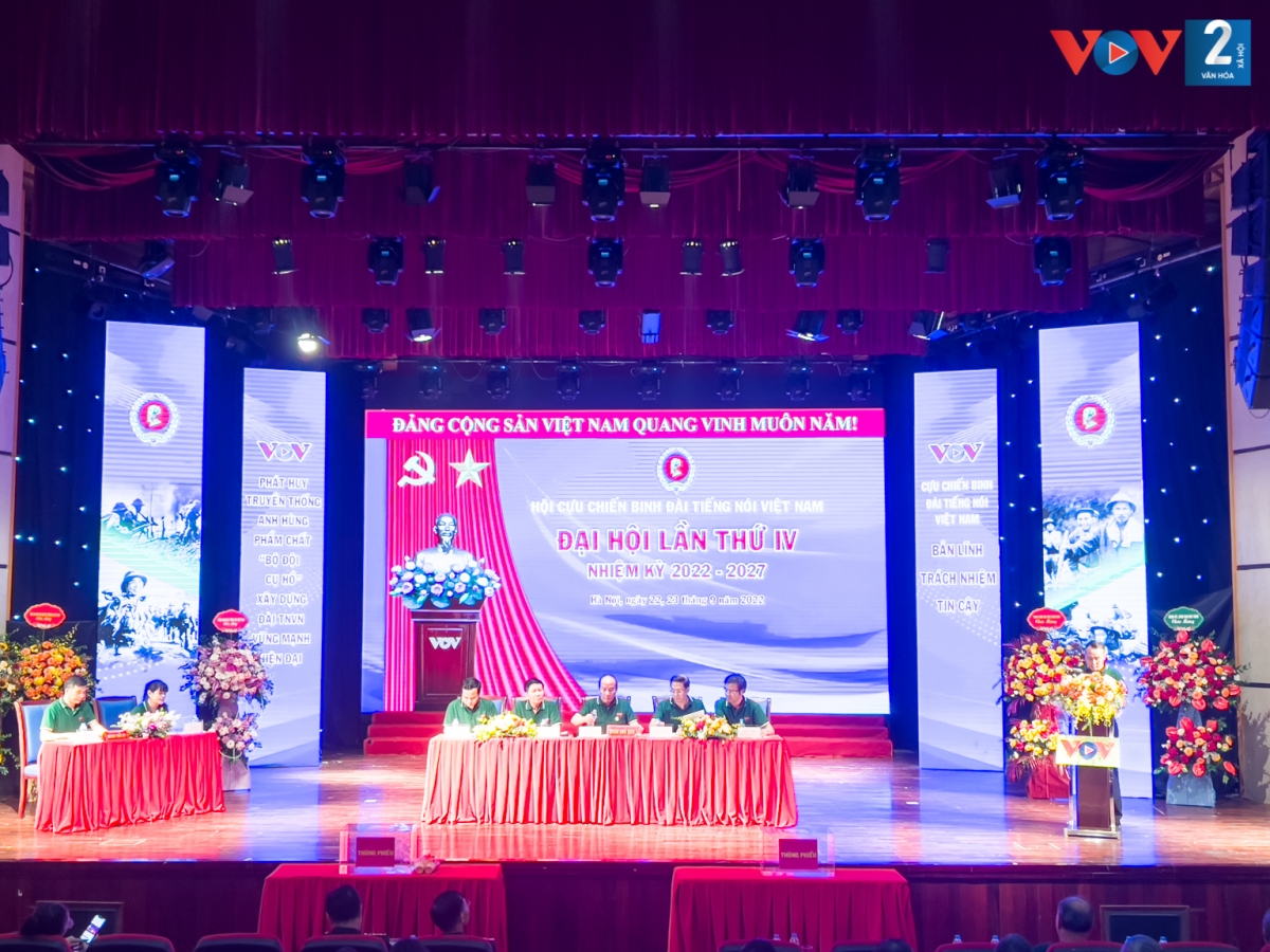 Đoàn Chủ tịch điều hành Đại hội Đại biểu Hội Cựu chiến binh VOV, lần thứ IV