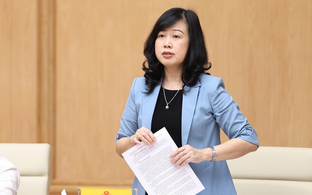 Quyền Bộ trưởng Bộ Y tế Đào Hồng Lan.