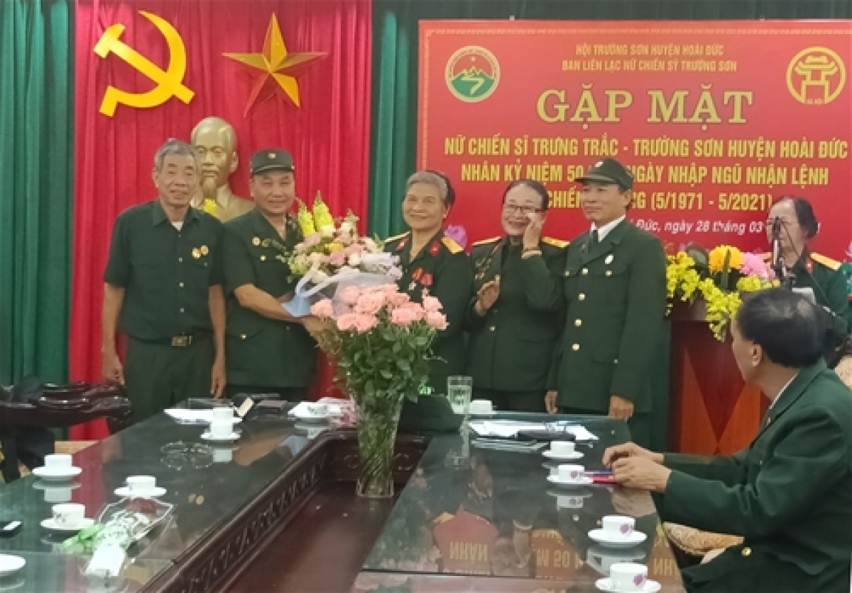 Cuộc gặp mặt thân tình của các nữ chiến sỹ Nguyên Tiểu đoàn nữ Trưng Trắc