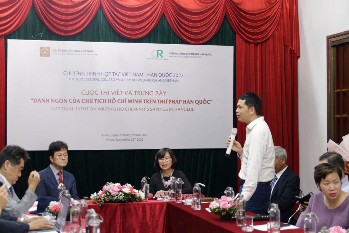 TS. Lê Xuân Kiêu, Giám đốc Trung tâm hoạt động Văn hóa Khoa học Văn Miếu – Quốc Tử Giám.(Ảnh: BTC)