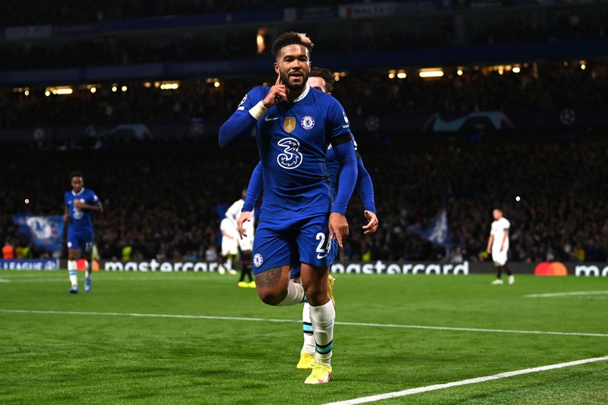 Reece James ấn định chiến thắng 3-0 cho đội chủ nhà (Ảnh: Internet)