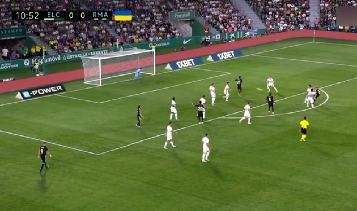 Federico Valverde rút xa mở tỷ số cho Real (Ảnh: Internet)