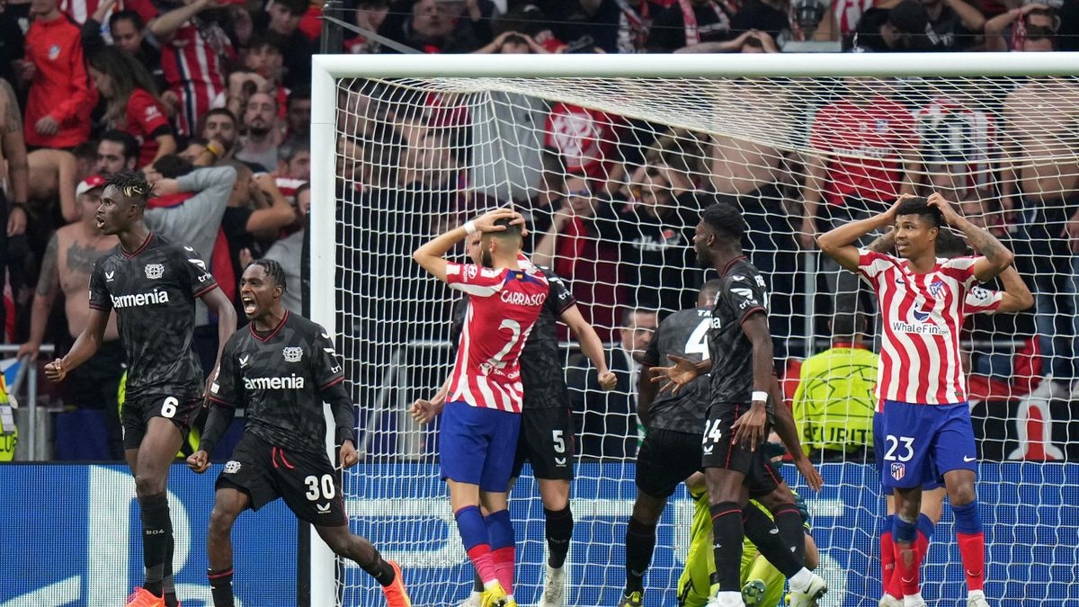 Hòa Bayer Leverkusen, Atletico hết hi vọng đi tiếp (Ảnh: Intrenet)
