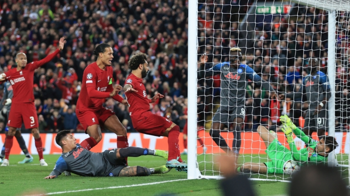 Mohamed Salah mở tỷ số cho Liverpool (Ảnh: Internet)