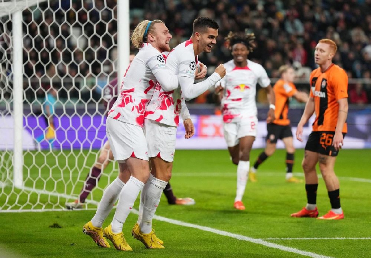 Leipzig đè bẹp Shakhtar Donetsk (Ảnh: Internet)