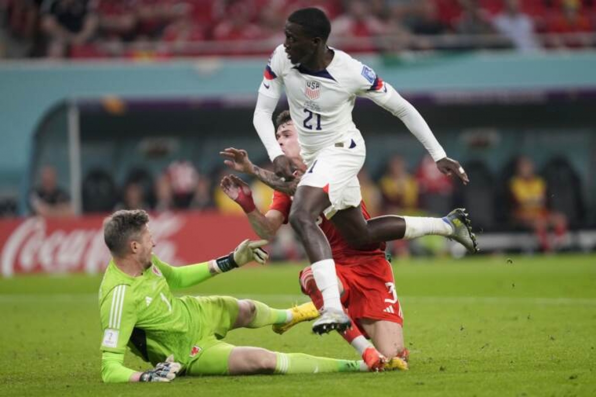 Timothy Weah ghi bàn cho Mỹ (Ảnh: Internet)