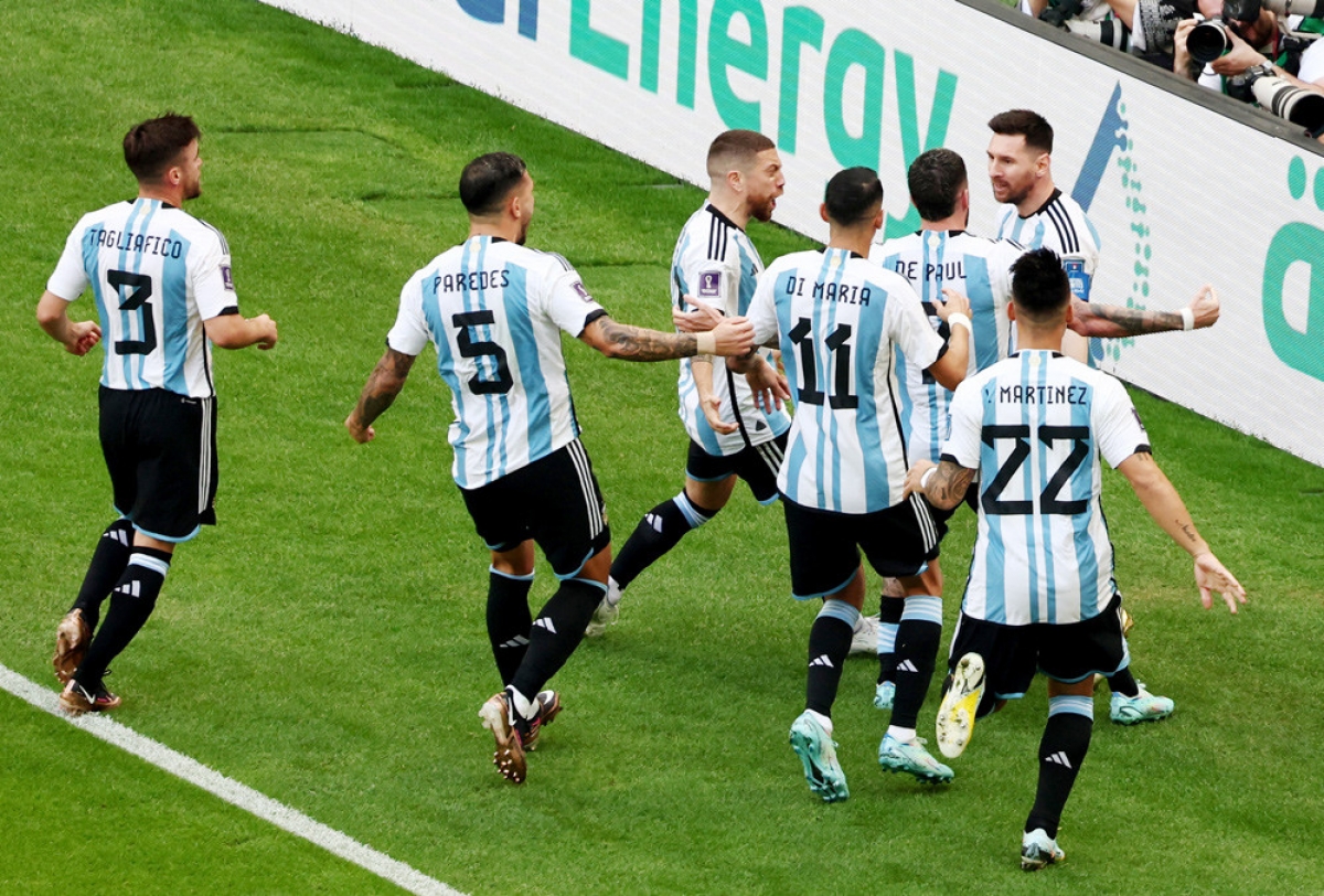 Argentina áp đảo Ả-rập Xê-út trong hiệp 1 (Ảnh: Internet)
