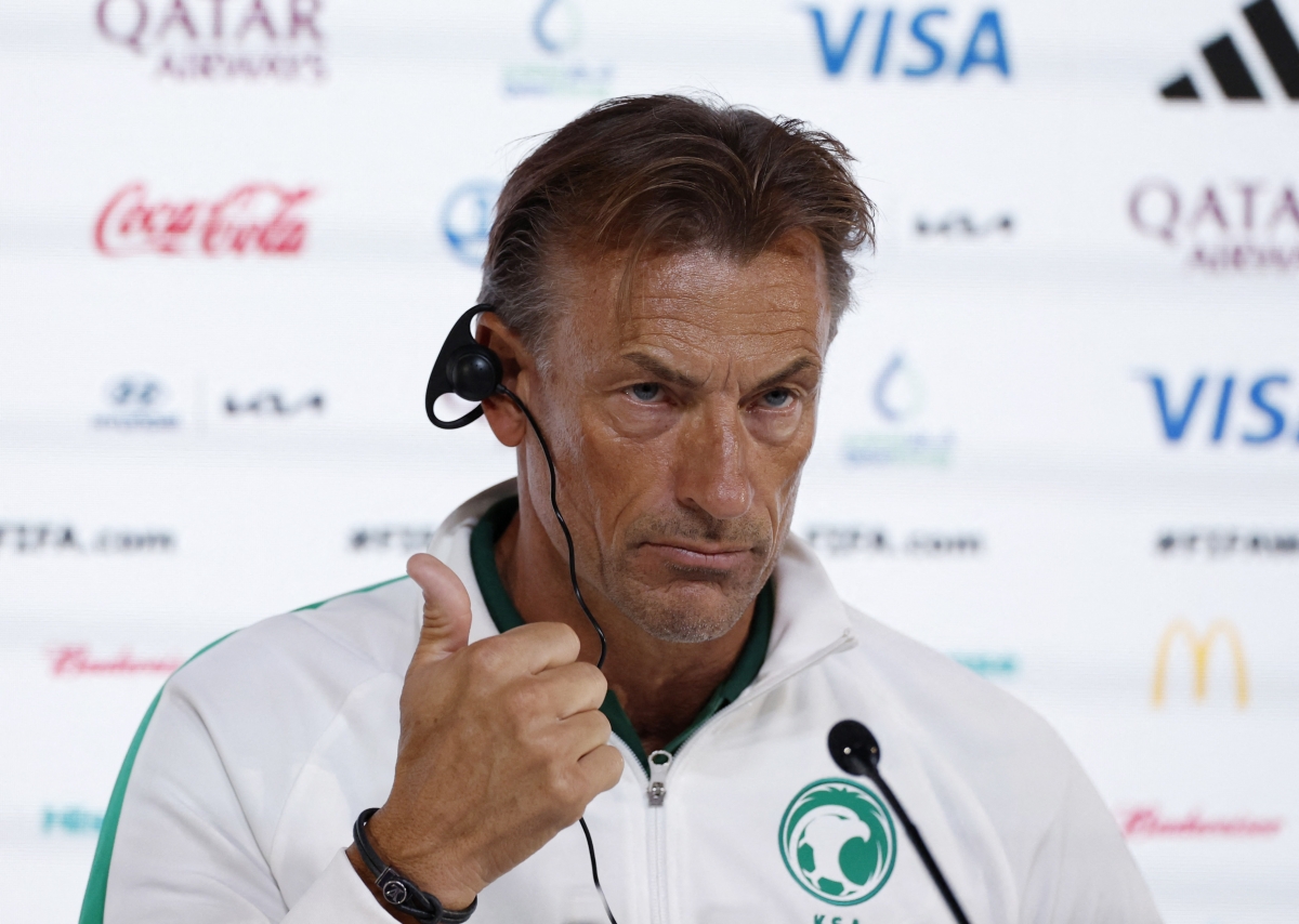 HLV Herve Renard của đội tuyển Ả-rập Xê-út (Ảnh: Internet)