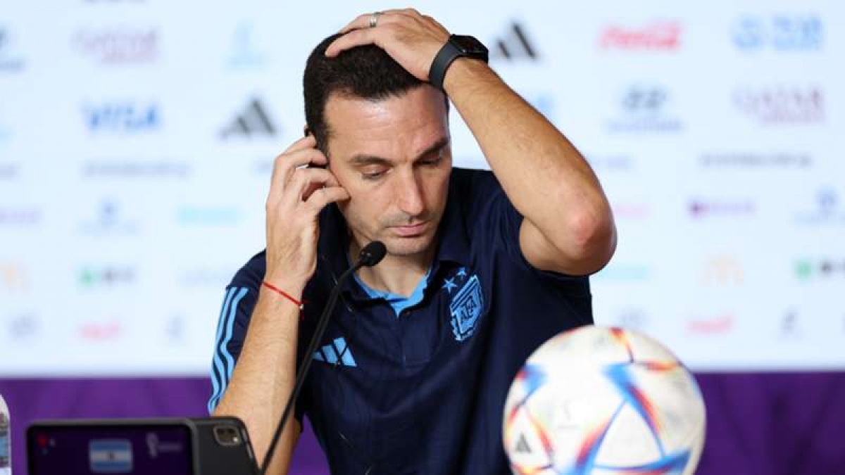 HLV Lionel Scaloni bên phía đội tuyển Argentina (Ảnh: Internet)