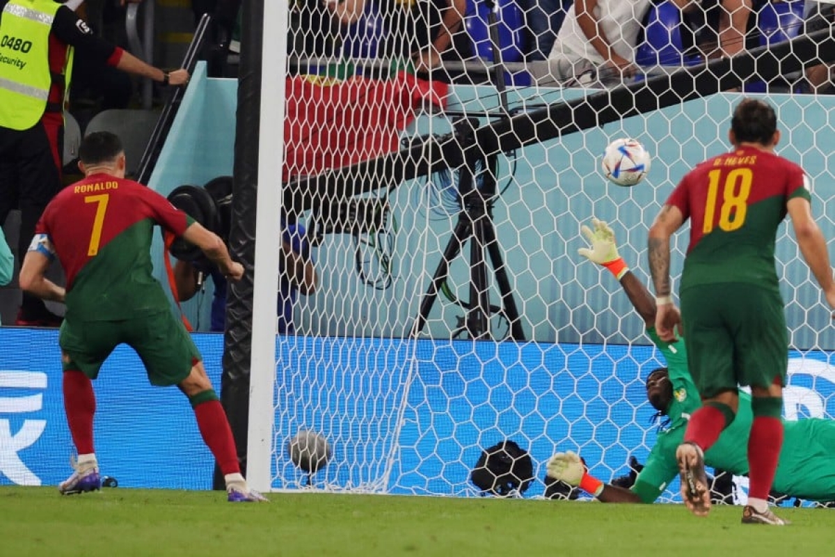 Ronaldo có bàn thắng thứ 8 qua các kỳ World Cup (Ảnh: Internet)