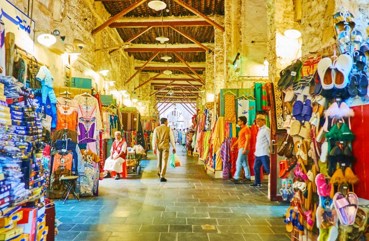 Bên trong chợ Souq Waqif