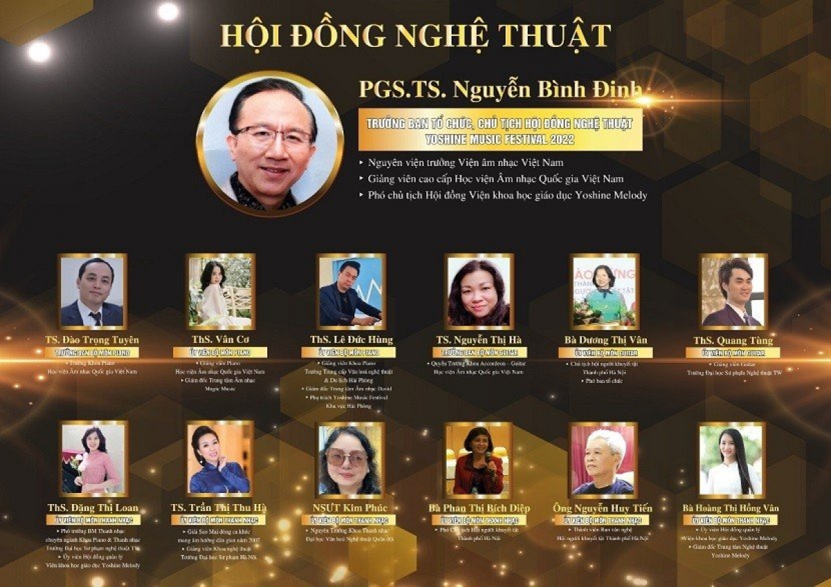 Thành viên Ban tổ chức Liên hoan Âm nhạc Yoshine 2022