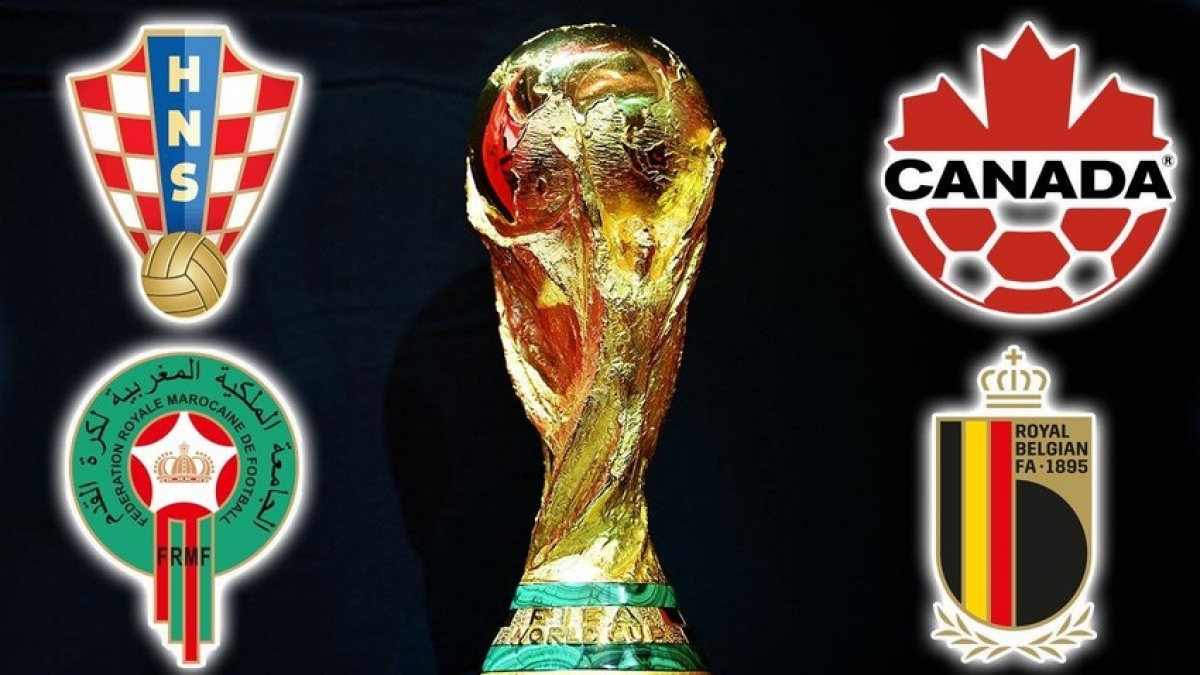 Đội tuyển Bỉ và Croatia được đánh giá sẽ vượt qua vòng bảng World Cup 2022. ẢNH: MIRROR