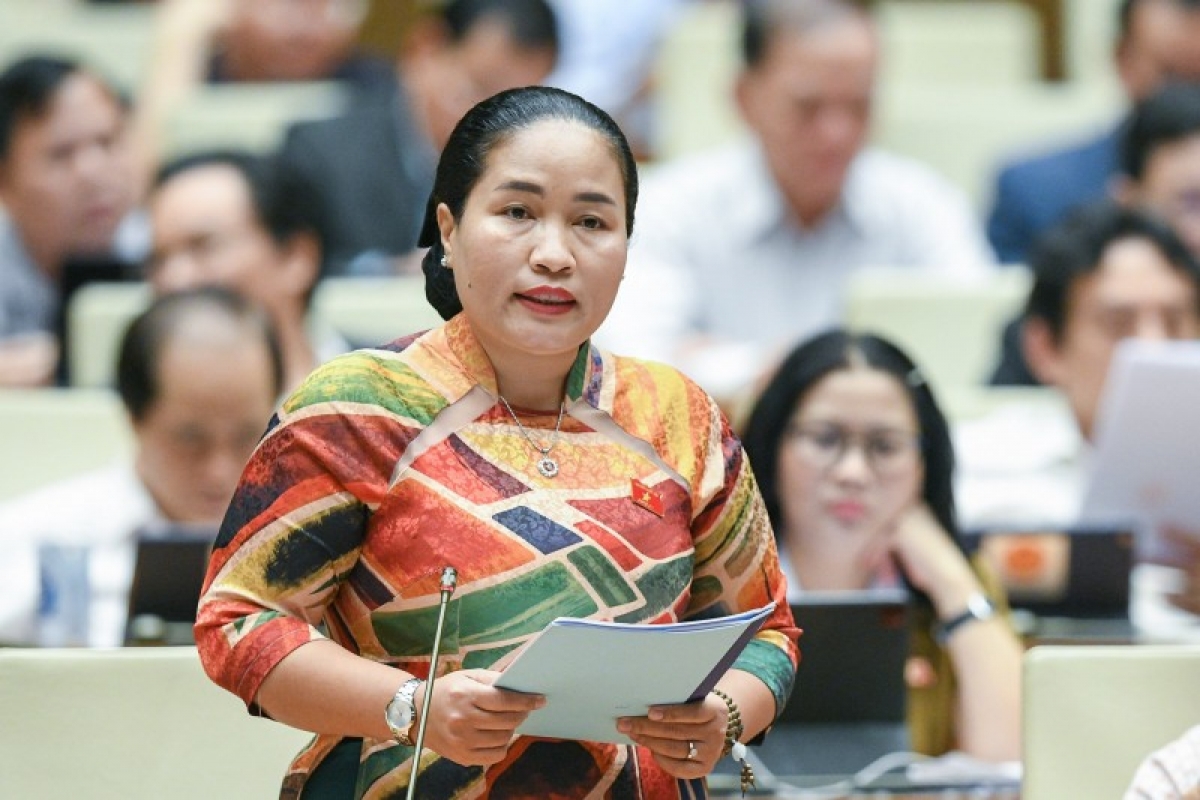 Đại biểu Chamaléa Thị Thủy (Đoàn Ninh Thuận)