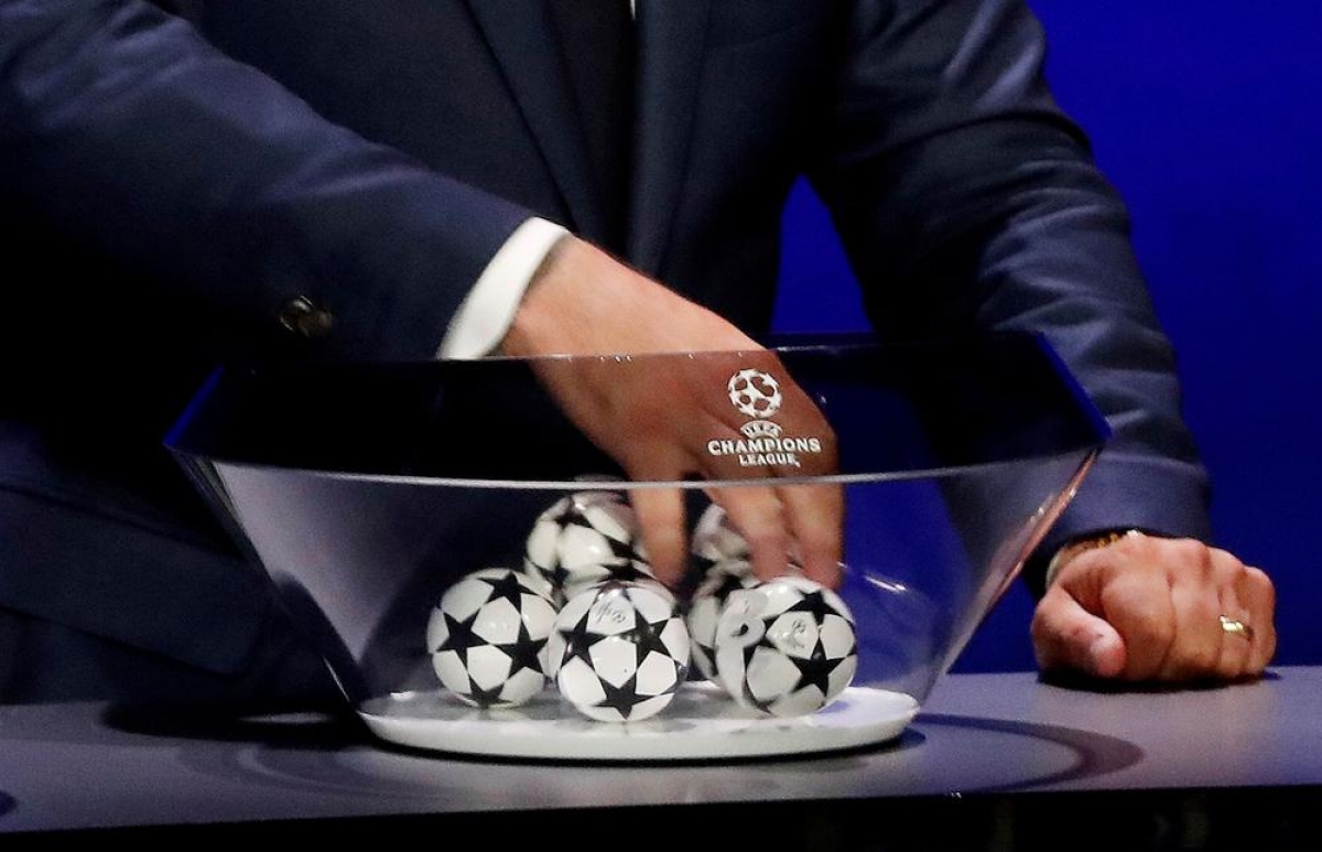 Lễ bốc thăm vòng 1/8 Champions League sẽ diễn ra lúc 18h00 ngày 7/11