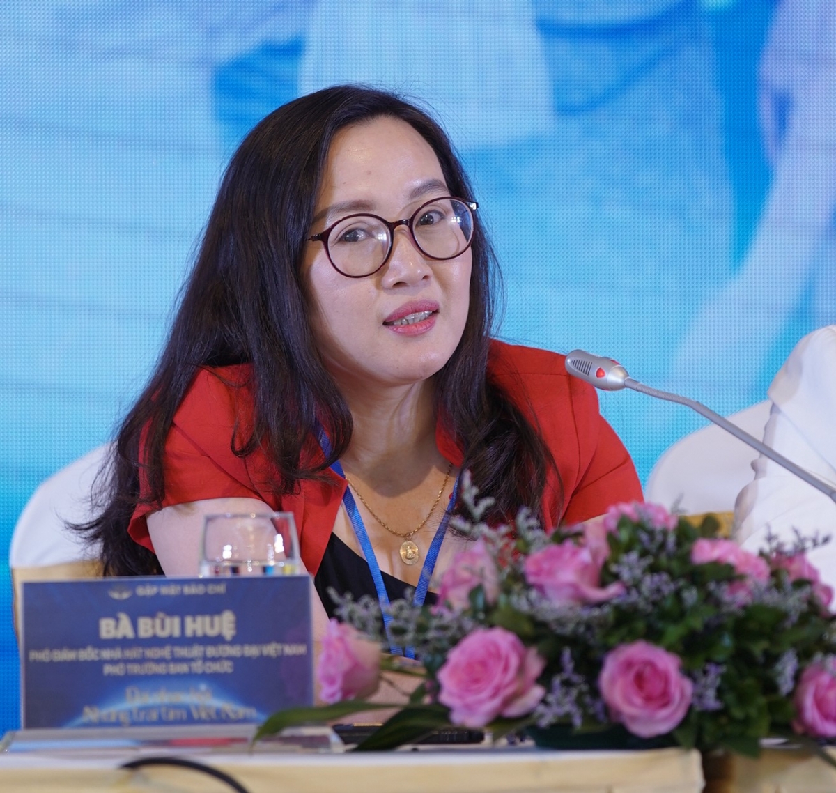 Bà Bùi Huệ - Phó Giám đốc Nhà hát Nghệ thuật Đương đại Việt Nam