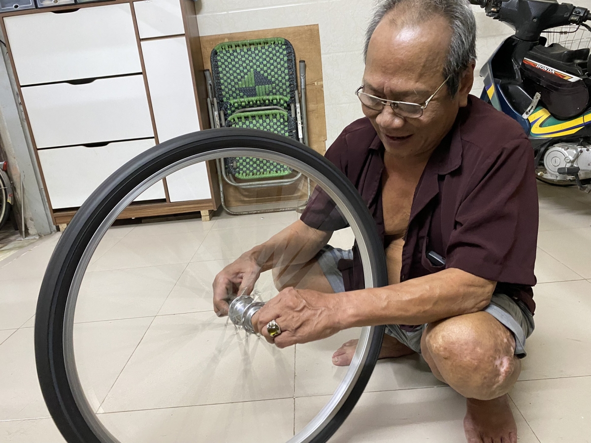 Làm từ thiện đối với ông Hòa như một thói quen trong cuộc sống thường ngày của mình
