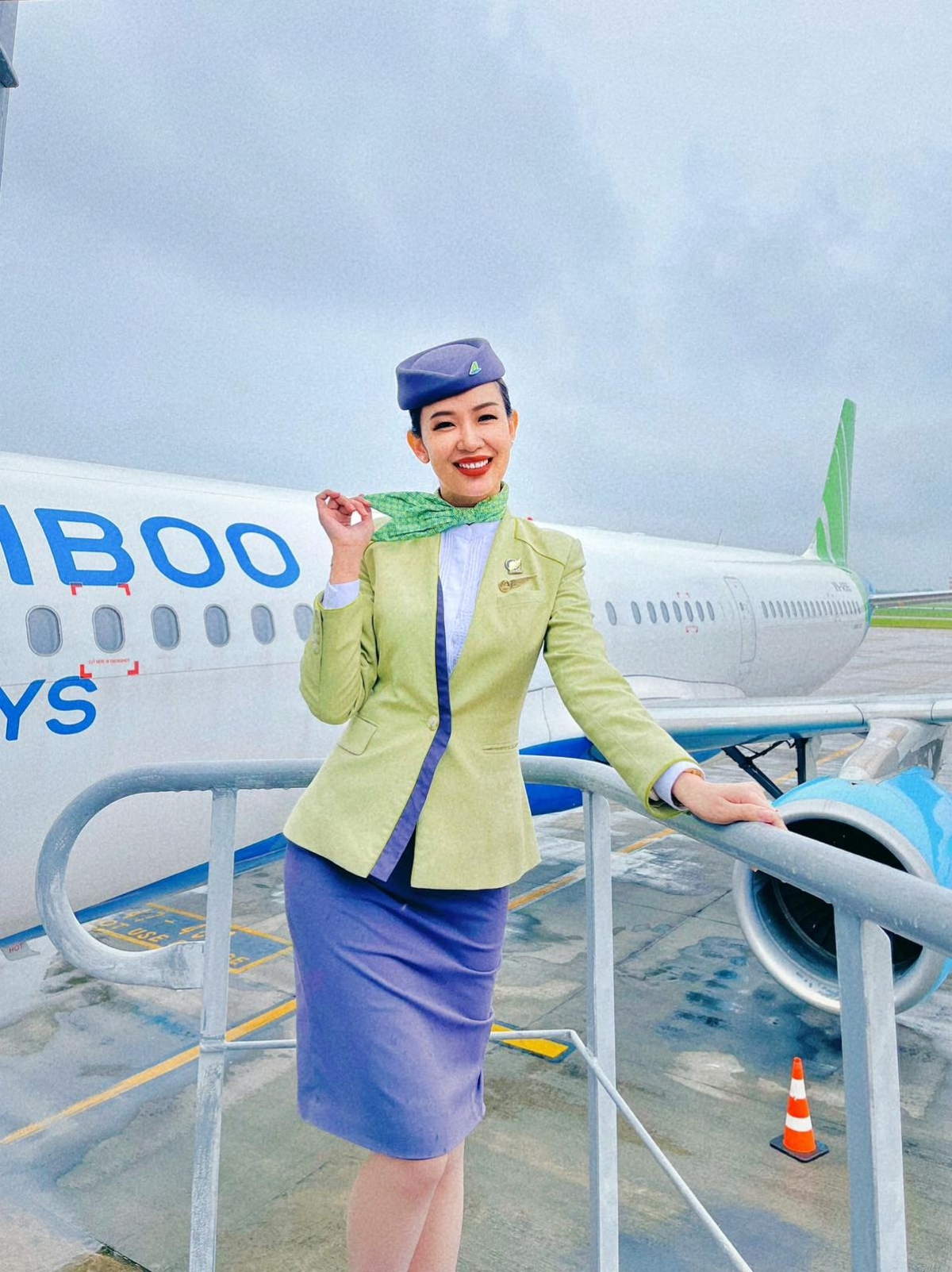 Chị Nguyễn Tường Vy có 8 năm làm trong ngành hàng không