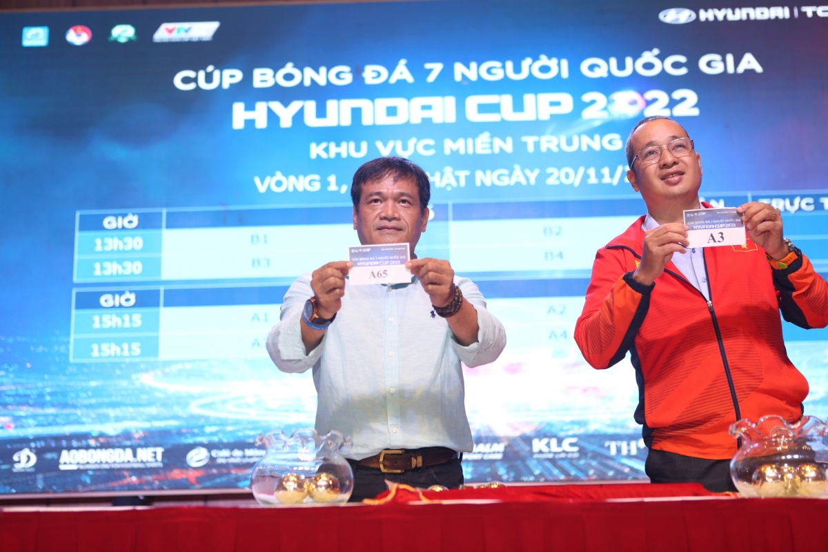 Bốc thăm chia bảng vòng loại cúp bóng đá 7 người Quốc gia khu vực miền Trung