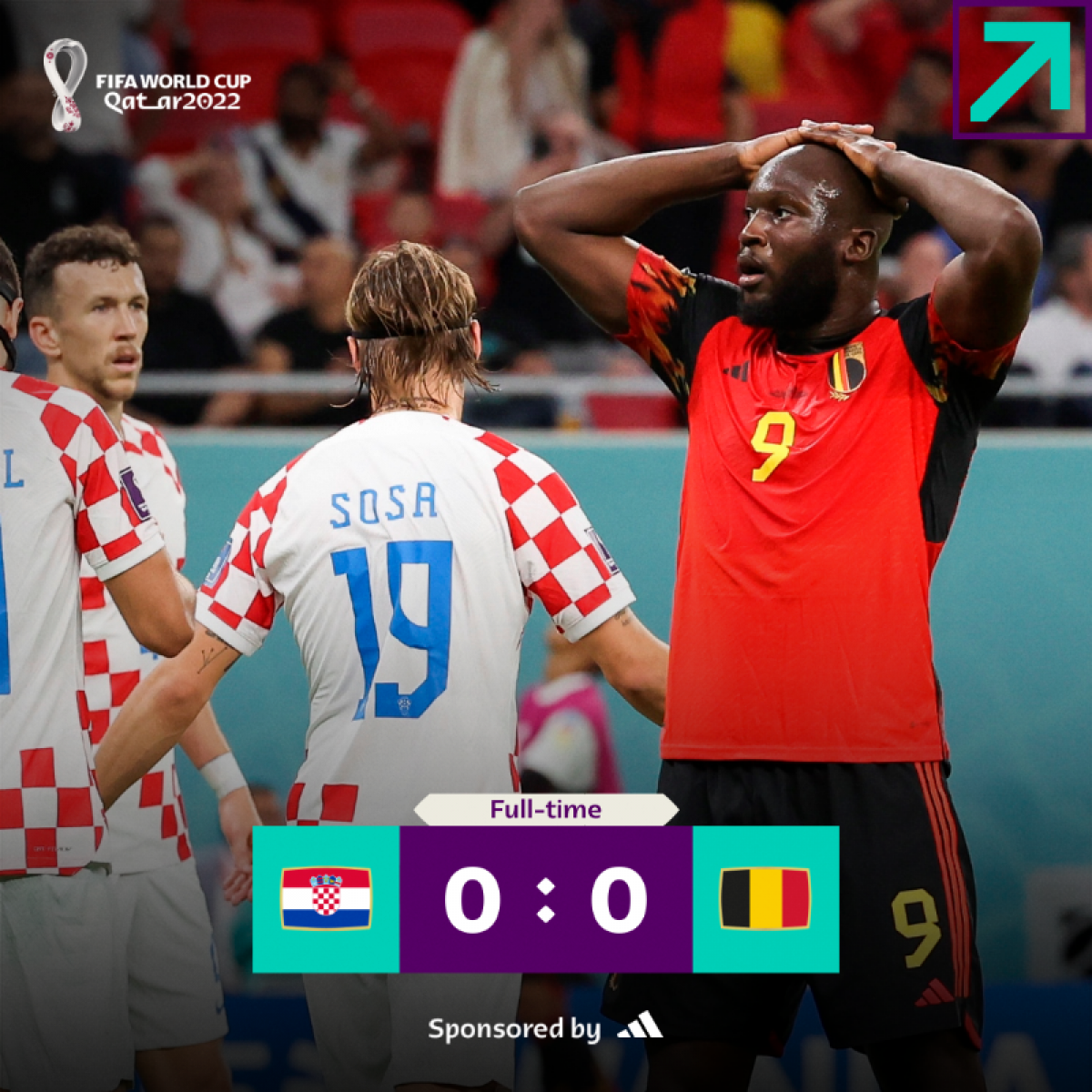 Romelo Lukaku vô duyên khiến Bỉ trắng tay trước Croatia (Ảnh: Internet)