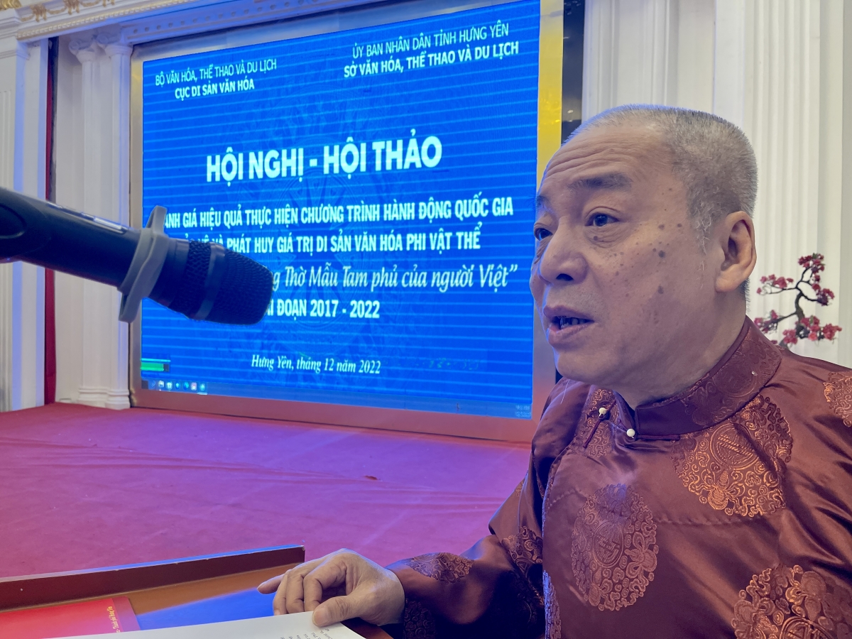 Nghệ nhân nhân dân Lưu Ngọc Đức (Đền Lảnh Giang Vọng Từ)