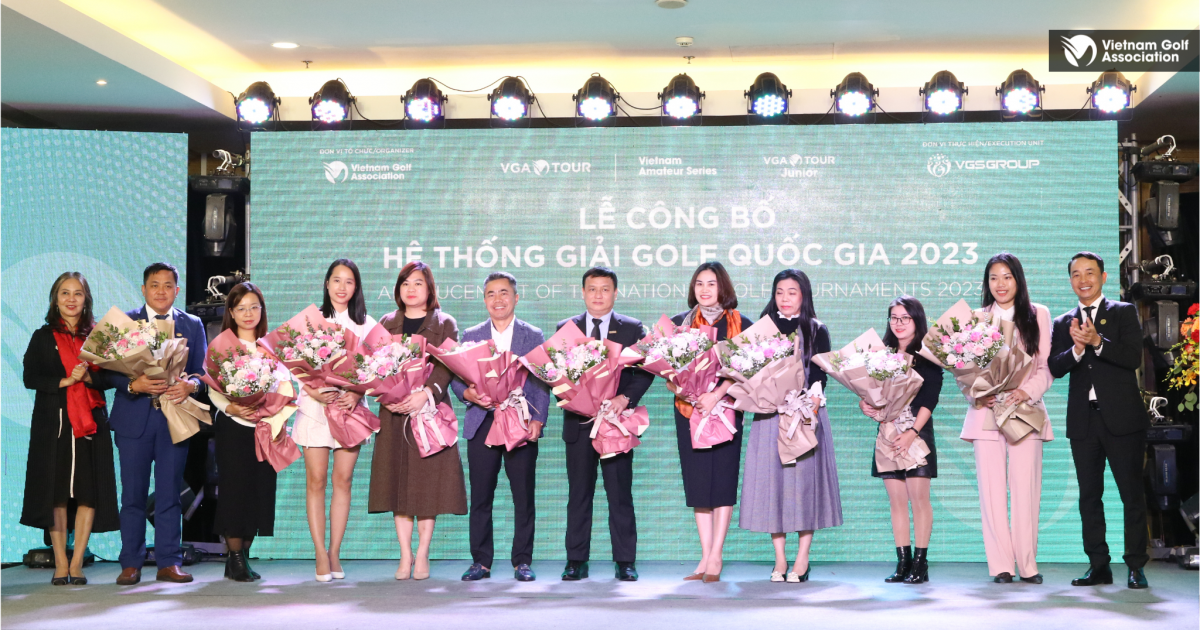 VGA tổ chức lễ công bố hệ thống giải golf quốc gia 2023